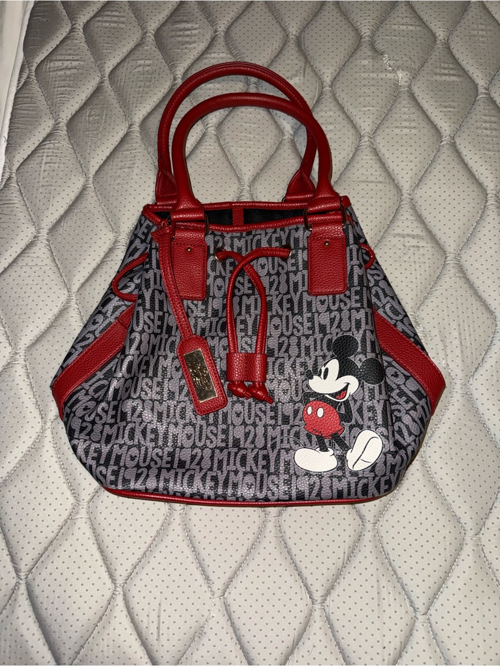 The Bradford Exchange Red Accent Mickey Mouse Tote